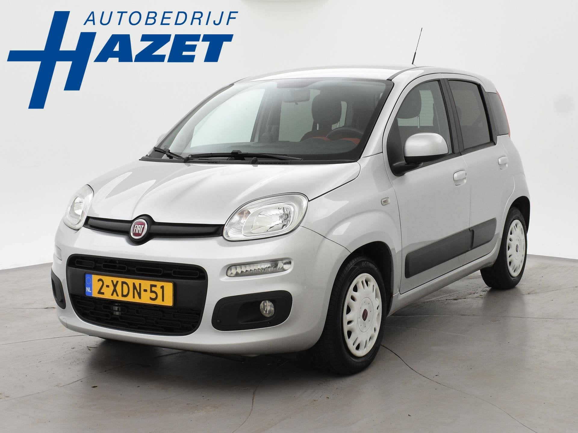 Fiat Panda 0.9 TWINAIR LOUNGE + AIRCO | LEDER STUUR | PRIVAC, Auto's, Voorwielaandrijving, Stof, Gebruikt, Panda