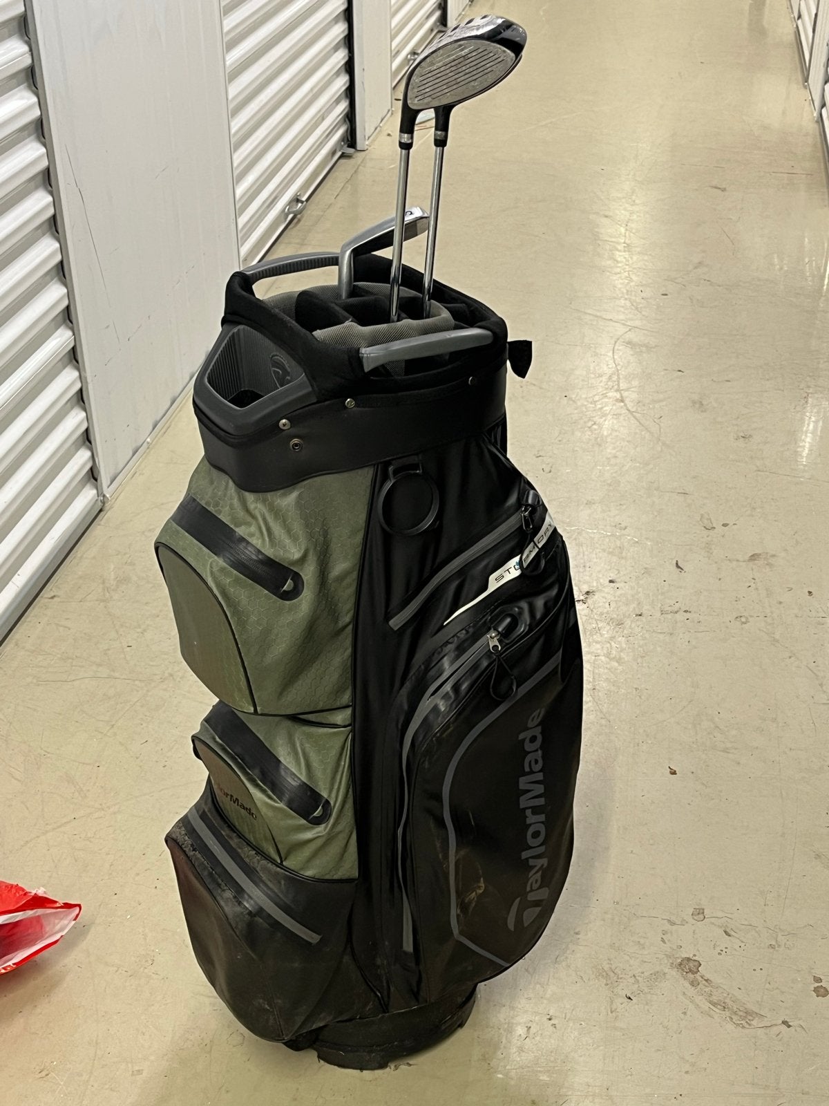 TaylorMade golftas met MacGregor clubs (rits defect), Ophalen of Verzenden, Gebruikt, Set, Overige merken