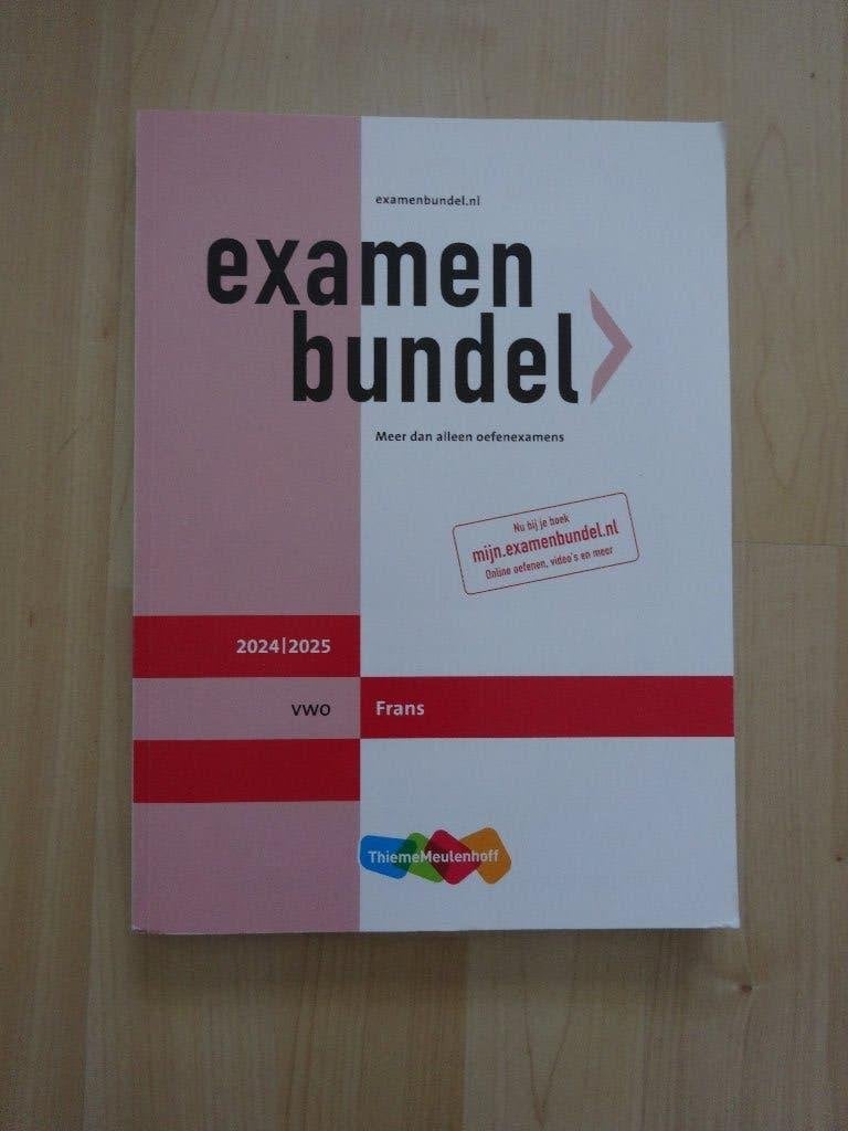 Examenbundel Frans VWO 2025, Boeken, Schoolboeken, Ophalen of Verzenden, Zo goed als nieuw, VWO, Frans