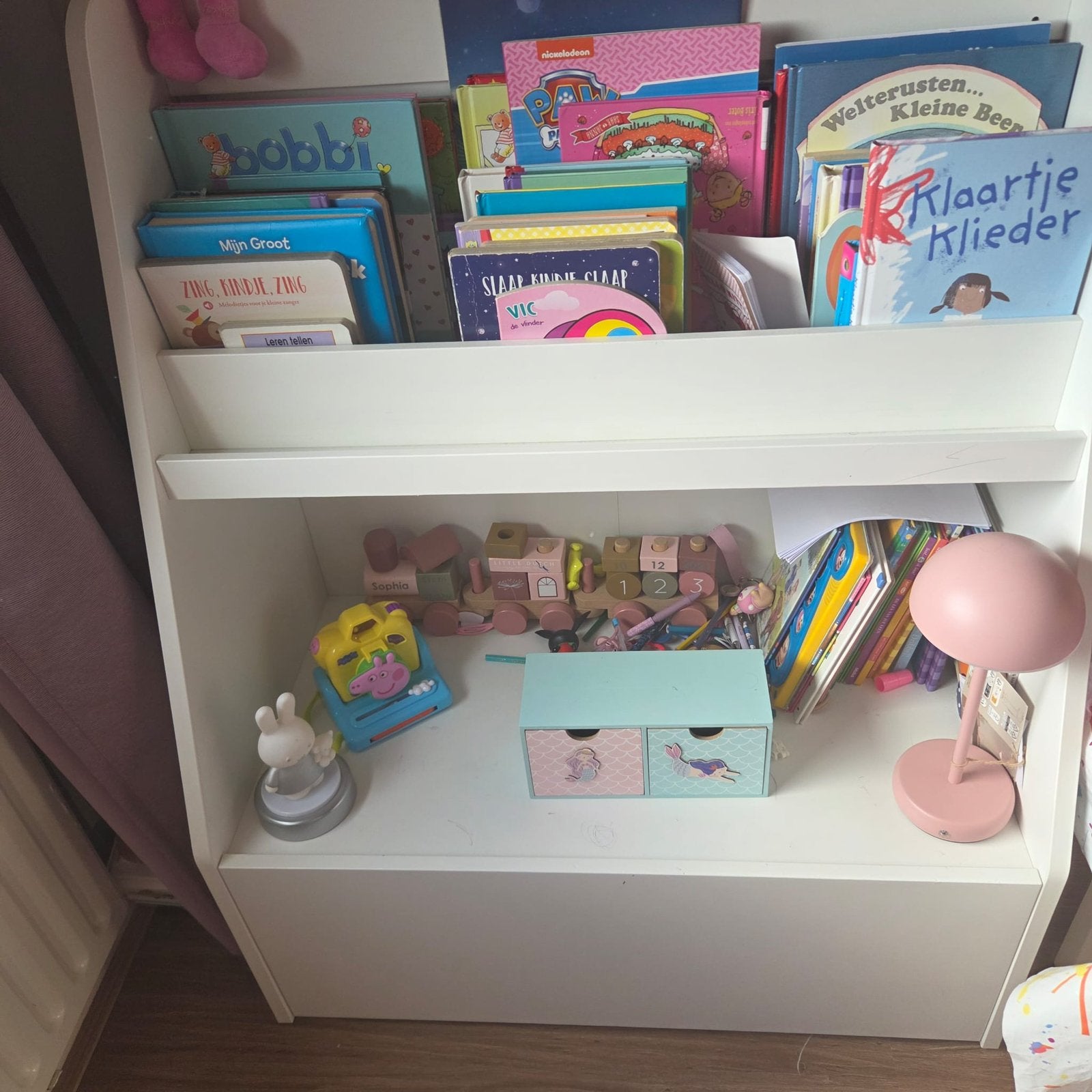Boekenkast bergig met opbergruimte, Kinderen en Baby's, Kinderkamer | Overige Meubels, Ophalen, Gebruikt, Overige typen