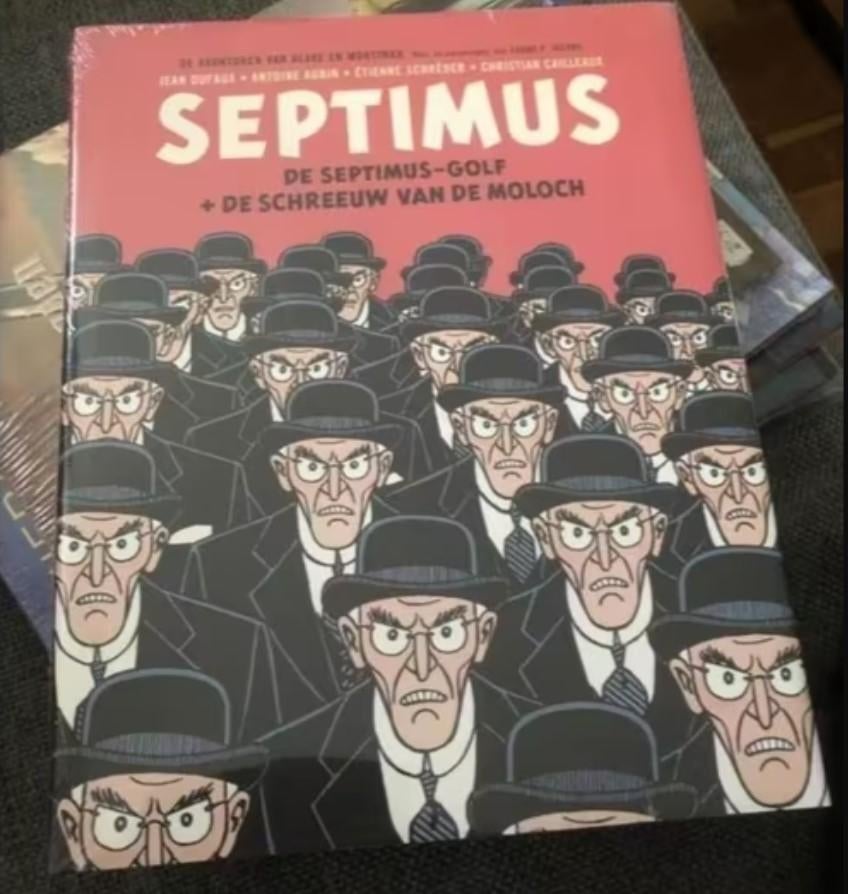 de schreeuw van de moloch septimus dufaux hardcover K4, Boeken, Eén stripboek, Ophalen of Verzenden, Zo goed als nieuw