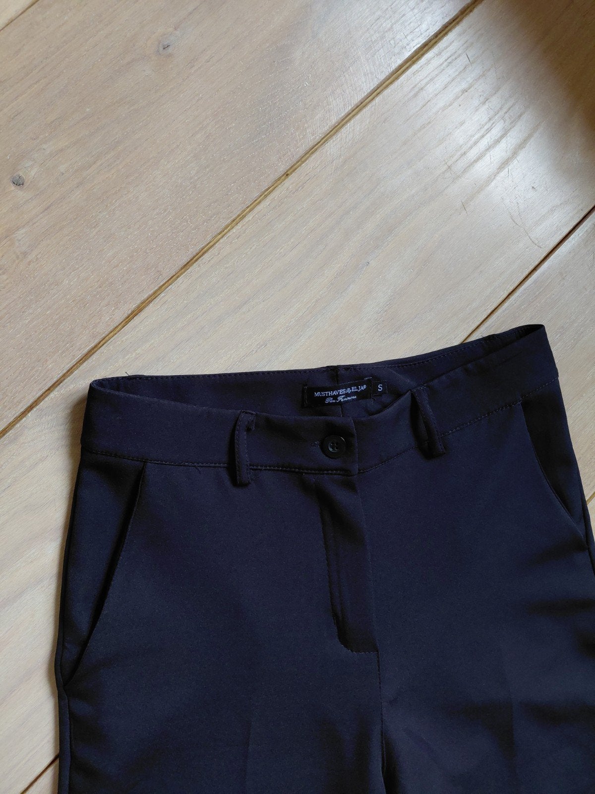 Als nw MUSTHAVES ELJA zwart wijde ds stretch pantalon mt S, Zwart, MUSTHAVES ELJA, Ophalen of Verzenden, Zo goed als nieuw