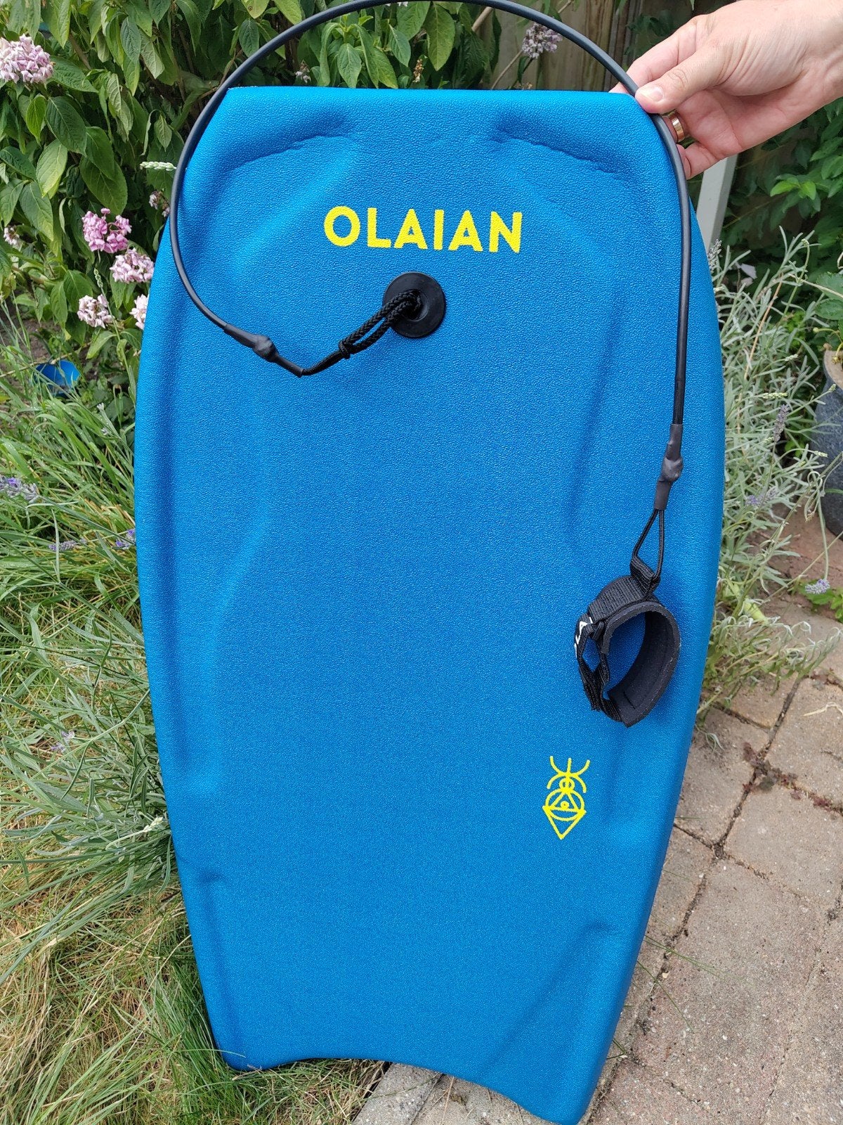 Bodyboard OLAIAN 100 - Perfect voor beginners!, Watersport en Boten, Golfsurfen, Ophalen, Zo goed als nieuw, Funboard, Met koord