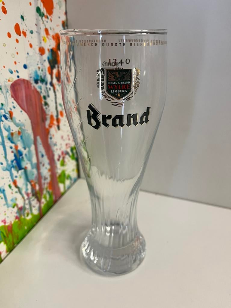 Brand Wijlre bierglazen set van 6 glazen, Verzamelen, Biermerken, Ophalen of Verzenden, Nieuw, Glas of Glazen, Brand