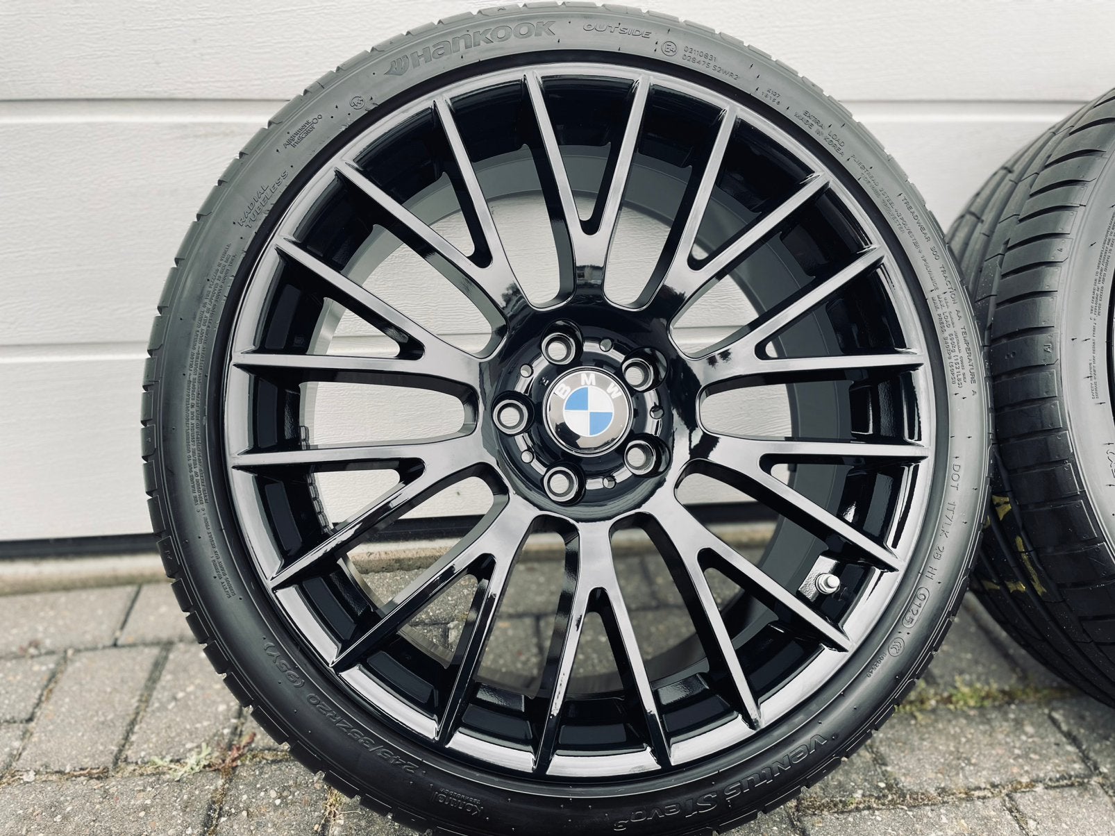 20 inch Zwarte Originele BMW Velgen F10 F11 F12 F13 5x120, Auto-onderdelen, Banden en Velgen, 245 mm, Banden en Velgen, Ophalen of Verzenden