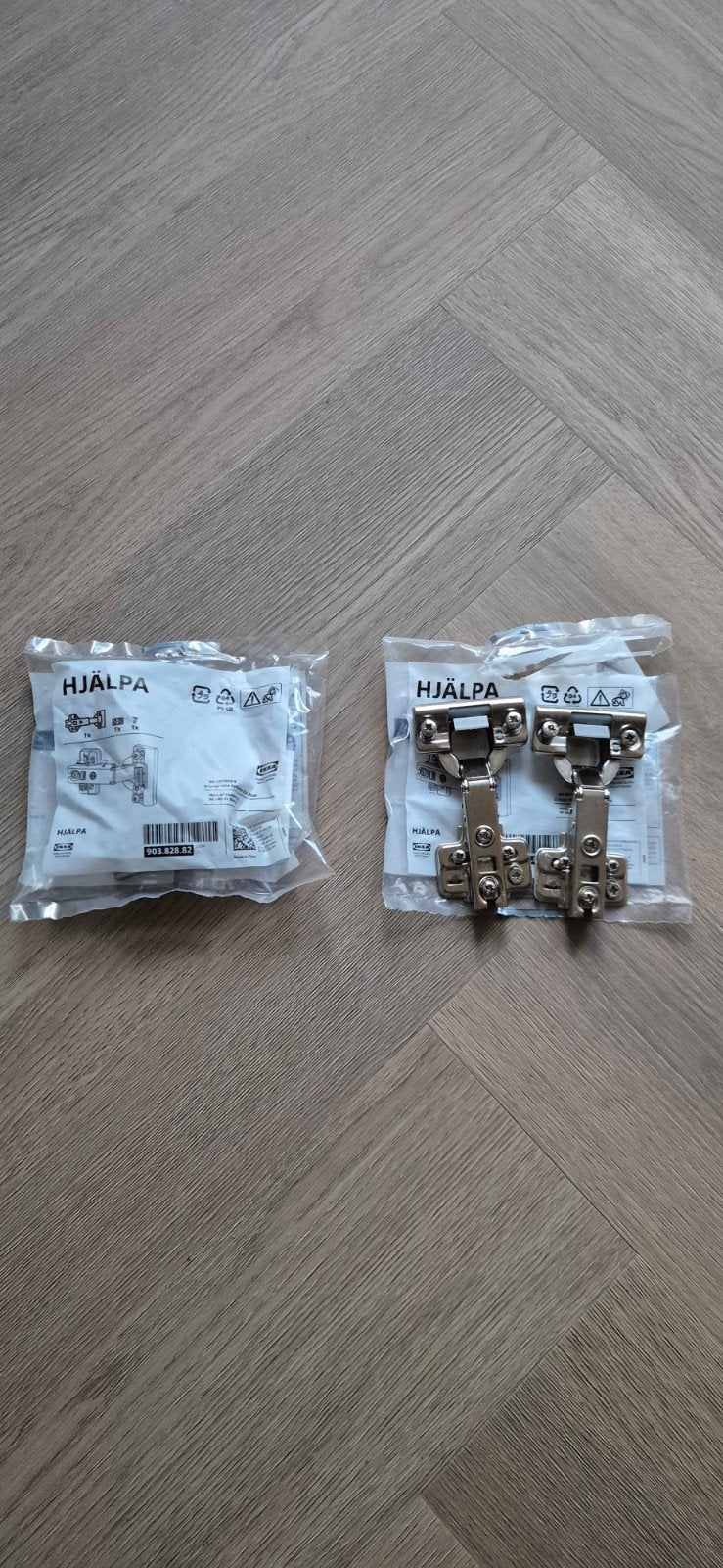 IKEA HJÄLPA zachtsluitende scharnieren (3 stuks), Ophalen of Verzenden, Nieuw