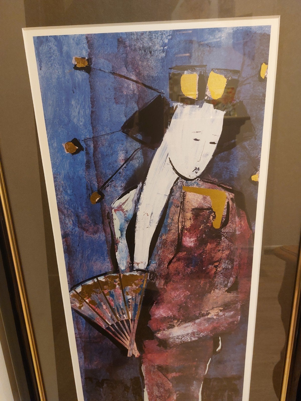Gelimiteerde oplage zeefdruk van M.L. Wildevuur - Geisha, Gesigneerd, Ophalen, Portret en Figuren, Zeefdruk