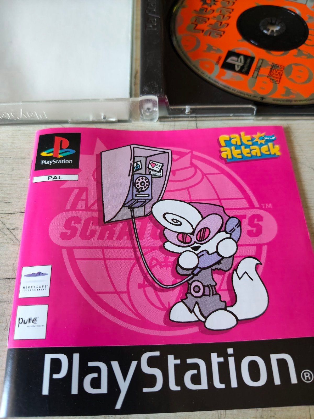 Rat Attack! PlayStation 1 (PS1) in Nieuwstaat, Puzzel en Educatief, 2 spelers, Eén computer, Ophalen of Verzenden