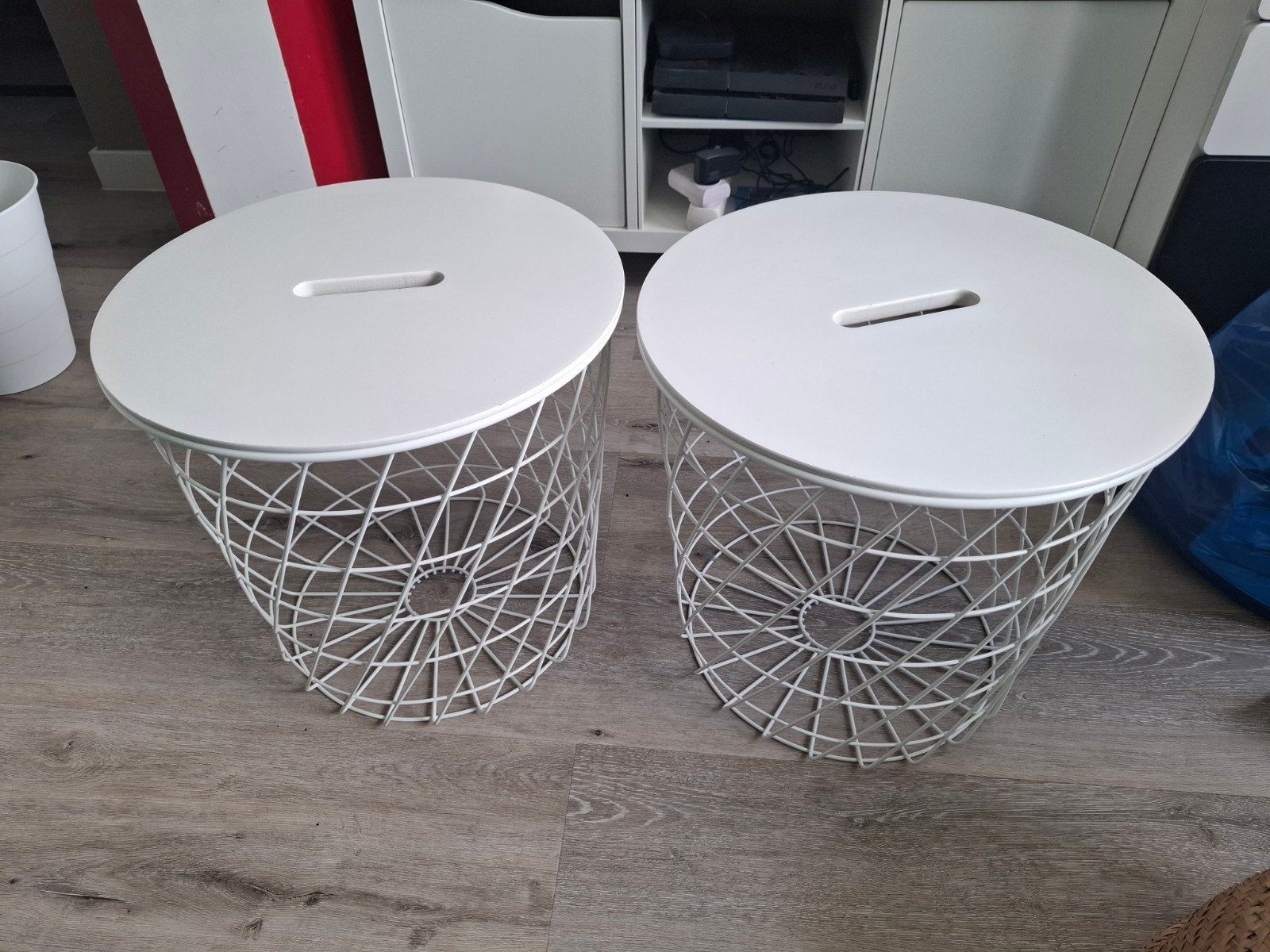 Opbergtafel, Ophalen, Overige materialen, Mand, Rond