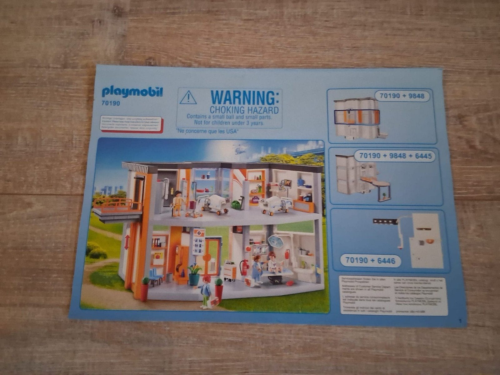 playmobil ziekenhuis  nr 6657, Ophalen, Zo goed als nieuw