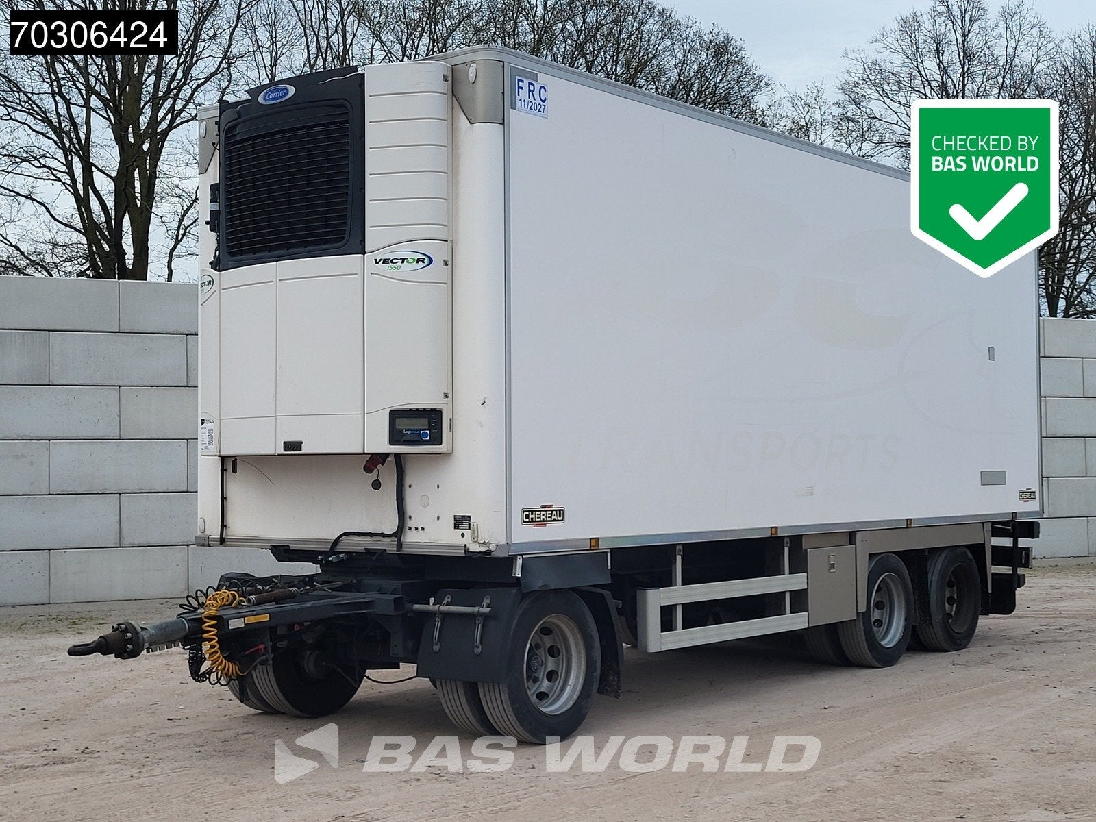 Chereau CRD3 3 assen, Auto's, Stof, Overige brandstoffen, Wit, Bedrijf
