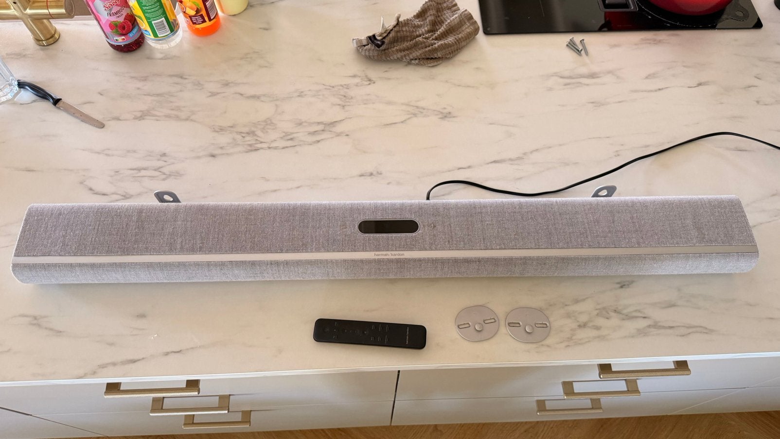 Harman Kardon Citation MultiBeam 1100 soundbar zilver grijs, Ophalen, Bluetooth, Zo goed als nieuw