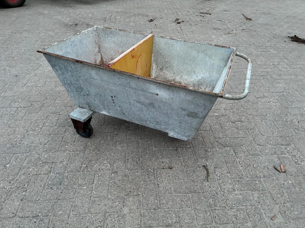 Biks kar, opslagbak voerkist voerwagen, 100 liter of meer, Ophalen, Gebruikt, Transportkar
