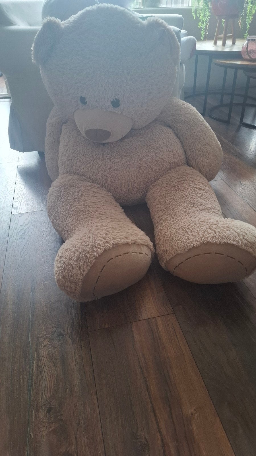 Hele grote knuffel, Ophalen, Zo goed als nieuw, Stoffen beer, Overige merken