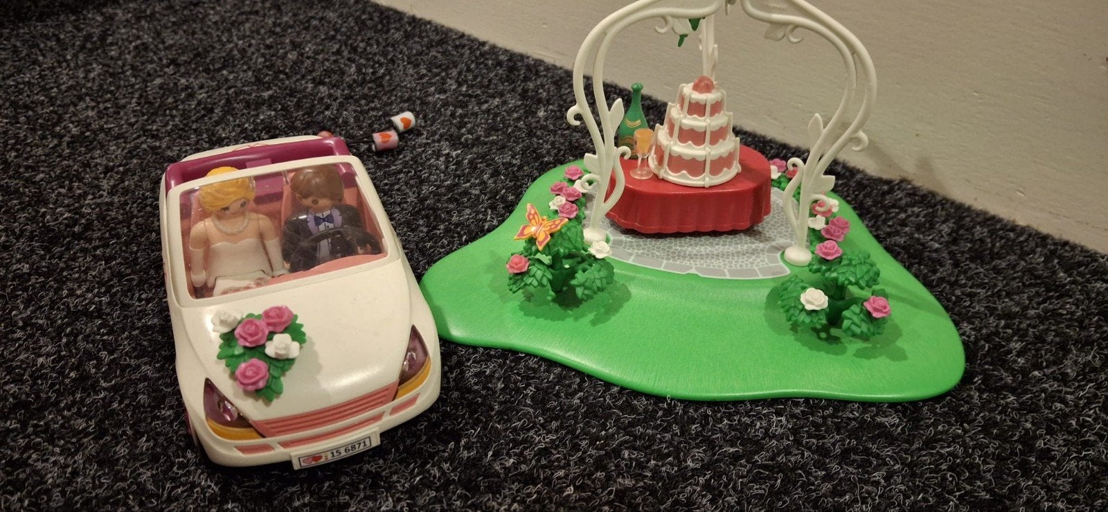playmobil koets en bruidspaar, Ophalen of Verzenden, Zo goed als nieuw