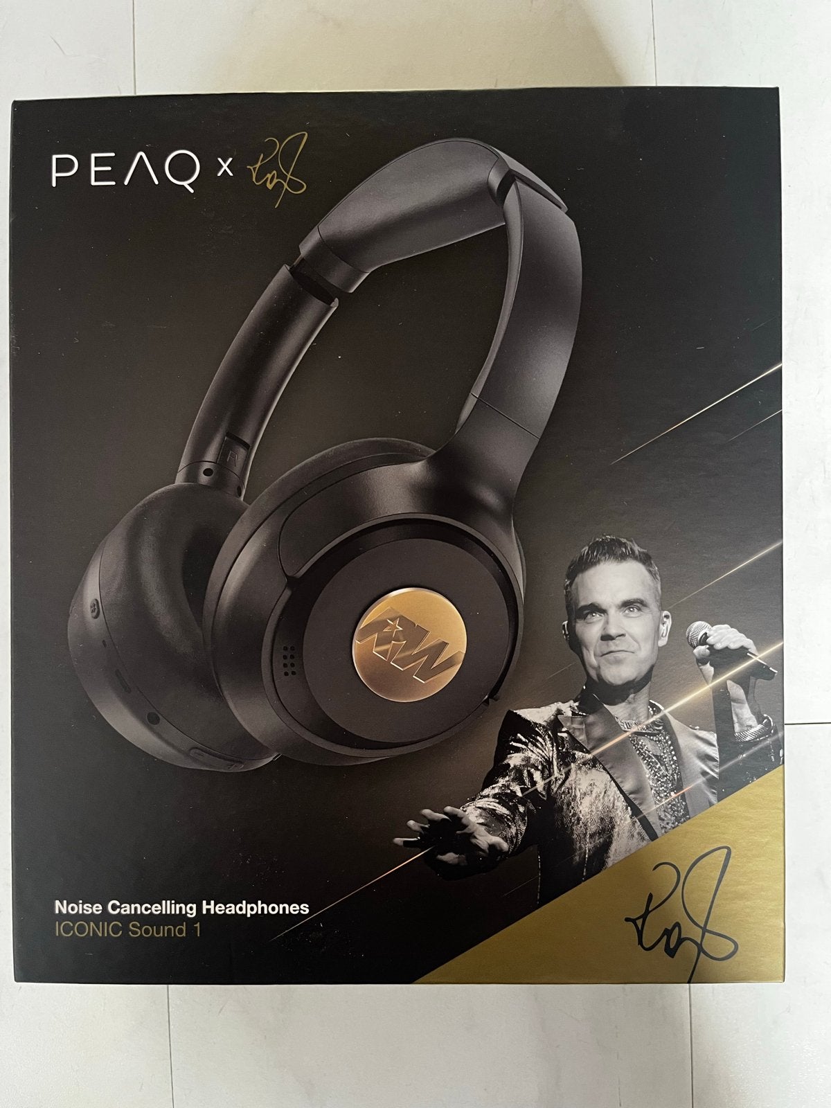 PEAQ x Robbie Williams ICONIC Sound 1 Noise Cancelling Kopte, Overige merken, Bluetooth, Nieuw, Ophalen of Verzenden