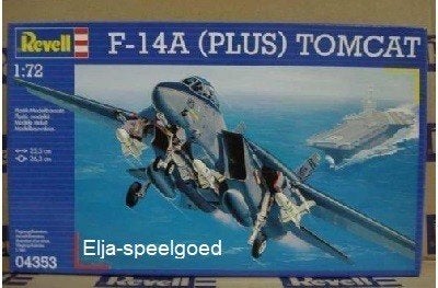 Modelbouw Revell 1:72 F-14A Tomcat Plus F-14 A F14 4353, 1:72 tot 1:144, Revell, Nieuw, Ophalen of Verzenden