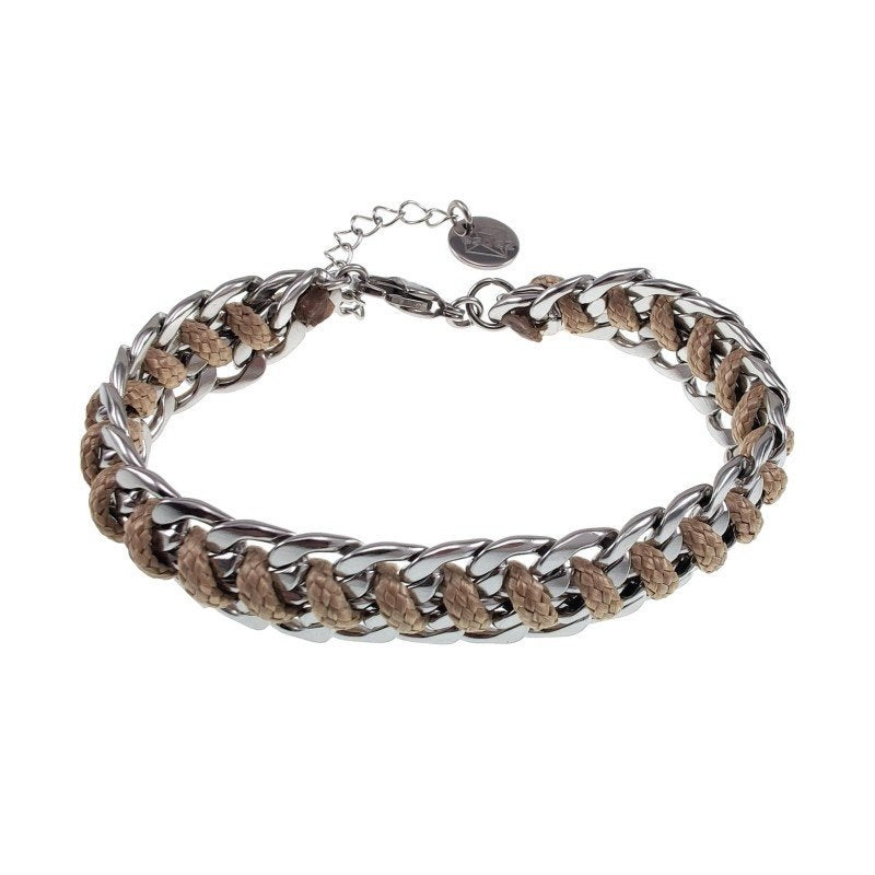 17-20cm Brede Armband RVS Gepolijst  Cubaanse Style Schakels, Staal, Birgitta-Gracht 33, 6465 EL Kerkrade, Nederland, Verzenden