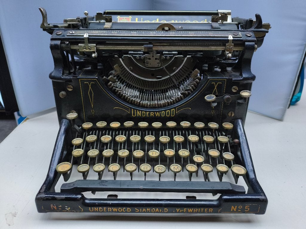 Underwoord Standard  5 Typemachine, Ophalen, Gebruikt