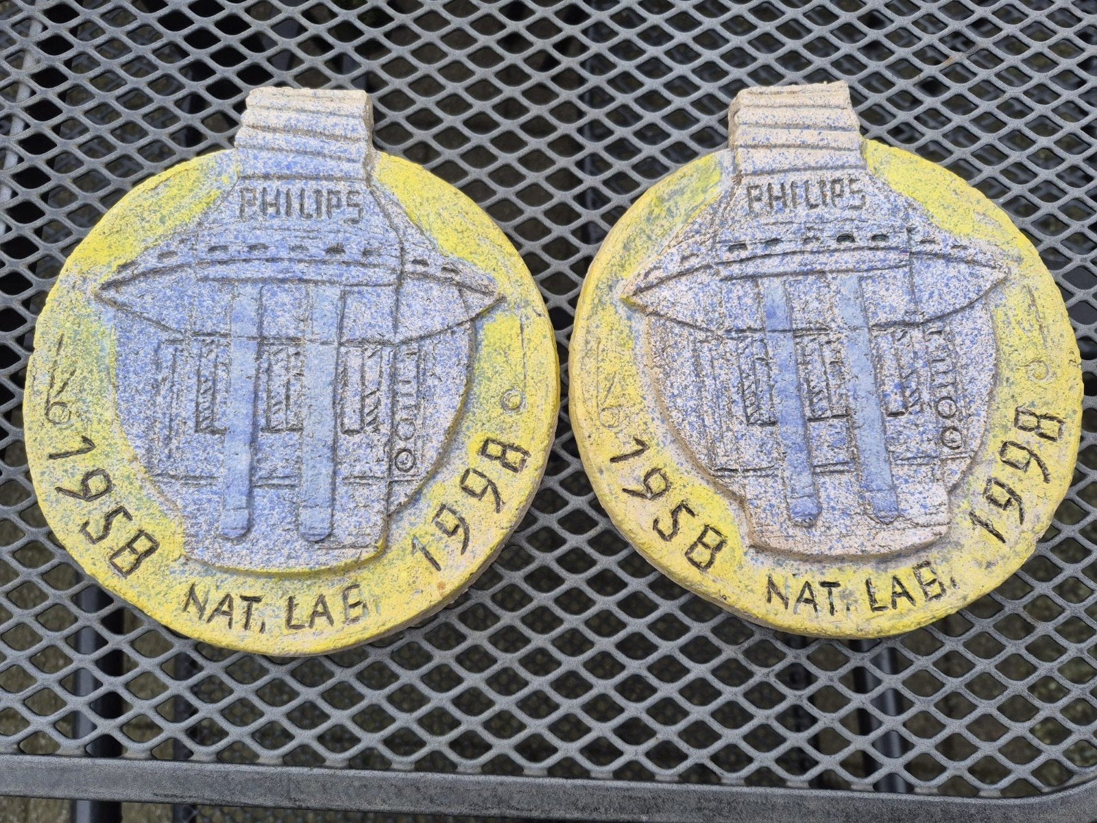 Philips Nat. Lab. 1958-1998 herdenkingsmunt, Ophalen of Verzenden, Gebruikt