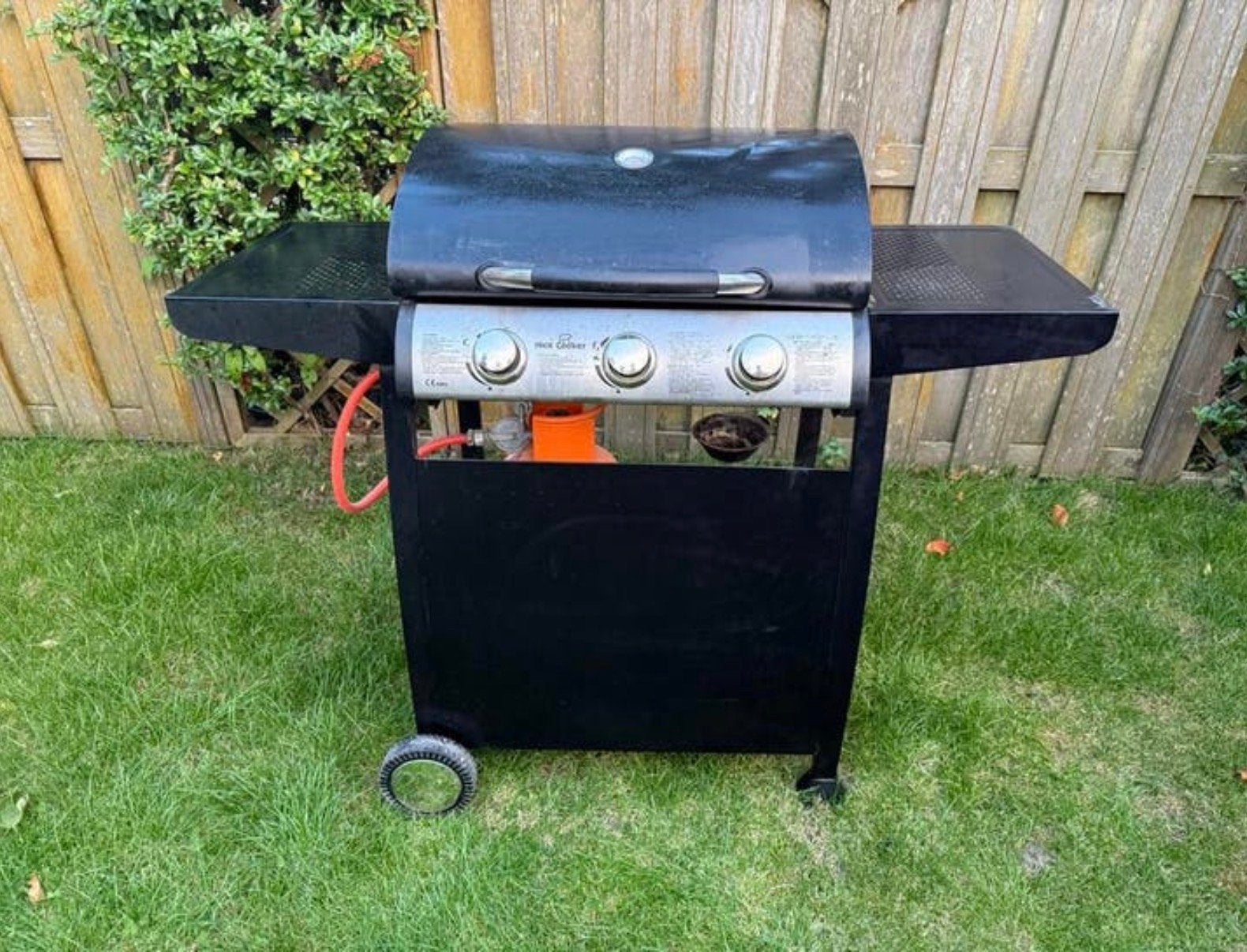 NICE Cooker gasbarbecue 3 branders - Gebruikt, Ophalen, Gebruikt