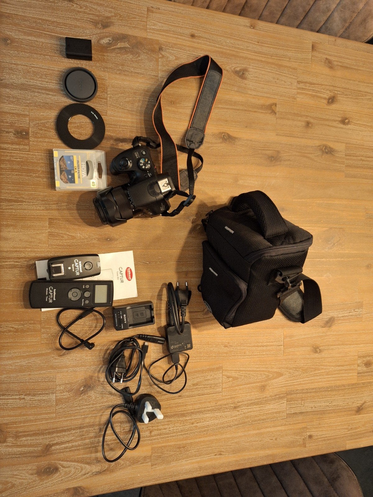 Sony Alpha A3000 systeem camera met accessoires