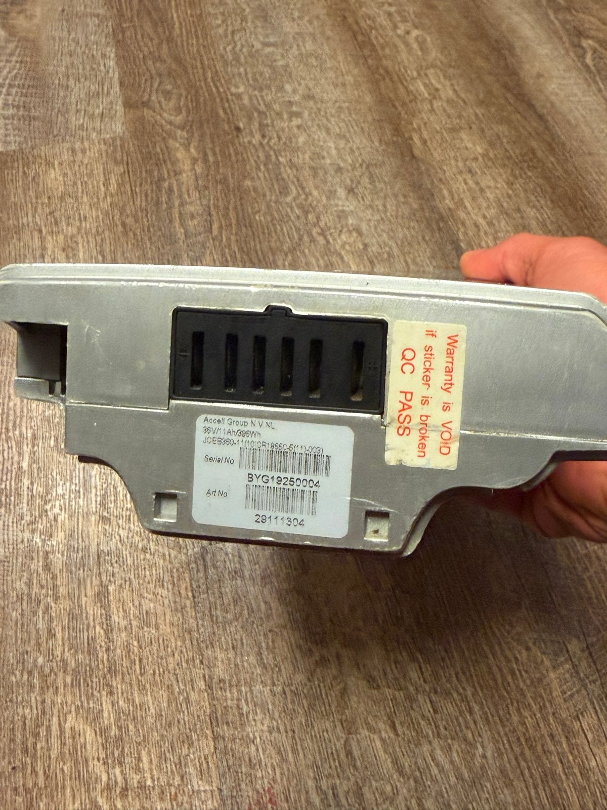 Accu Batavus E-Series 36V 11Ah 396Wh, Zo goed als nieuw