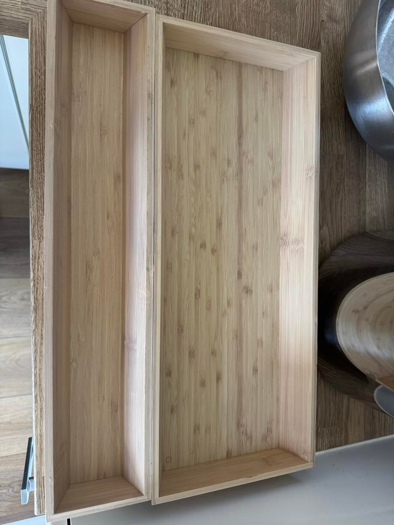 IKEA UPPdatera Bamboe Bestekbak Lade-indeling, Beige, Overige typen, Hout, IKEA