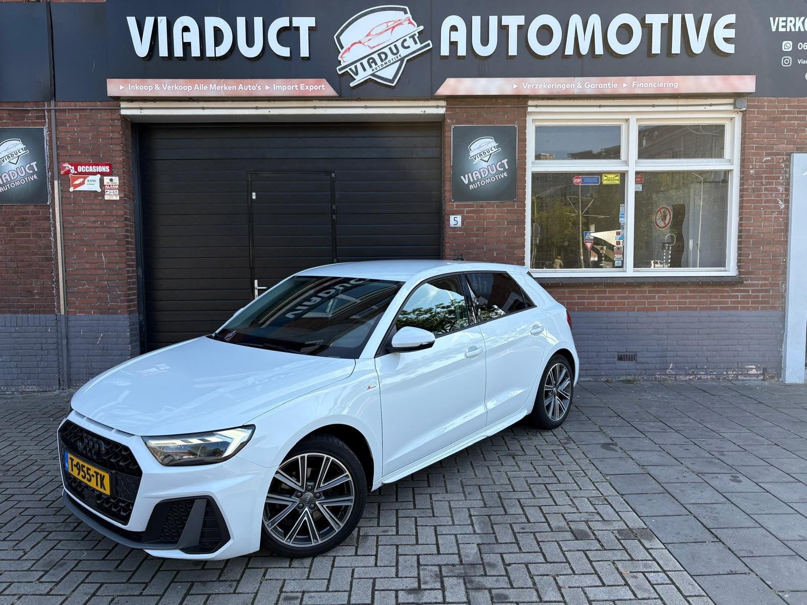 Audi A1 Sportback 30 TFSI S Line Pro Line S Matrix, Stof, Euro 6, 116 pk, Wit