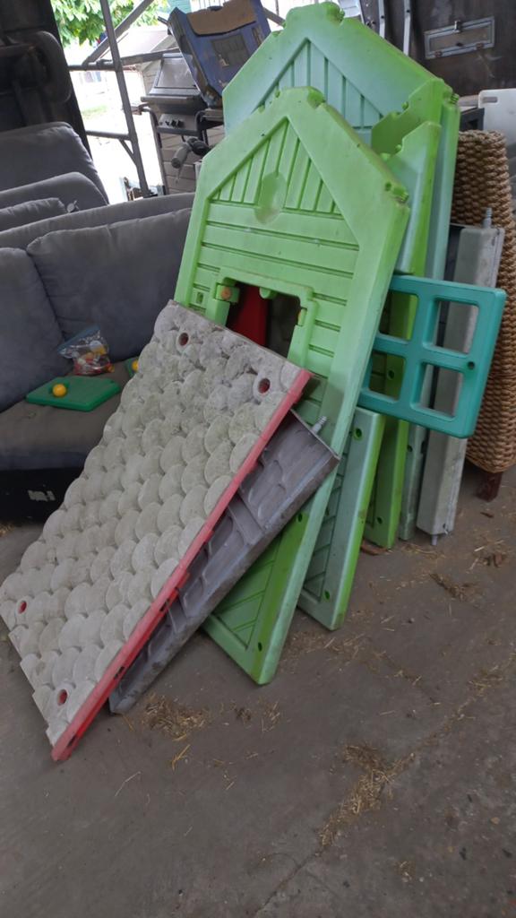 Speelhuisje groen, Ophalen of Verzenden, Gebruikt