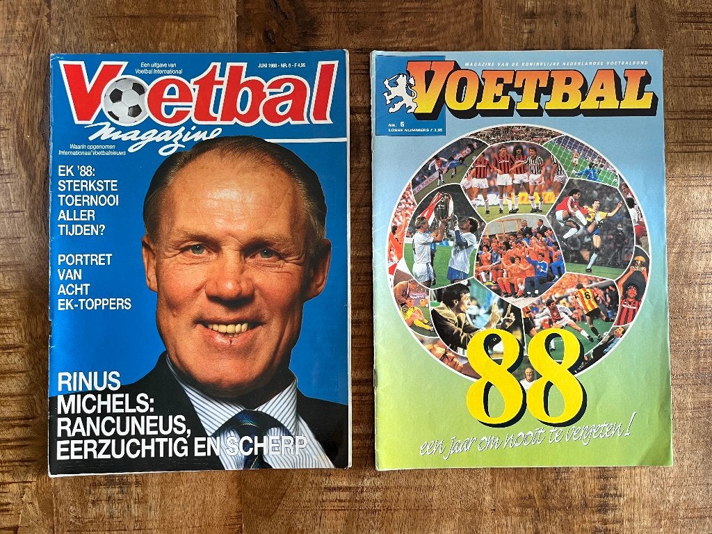 Voetbaltijdschriften Europees Kampioenschap Voetbal 1988, Verzamelen, Ophalen of Verzenden, Gebruikt, Overige binnenlandse clubs