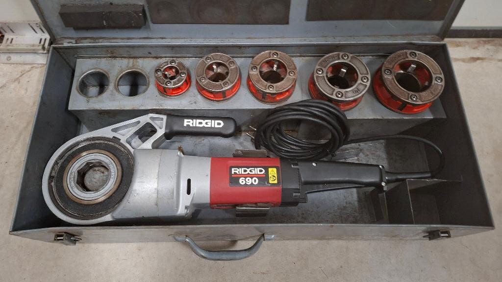 Ridgid 690 electrische draadsnij machine draad snijder., ., Ophalen of Verzenden, Zo goed als nieuw, .