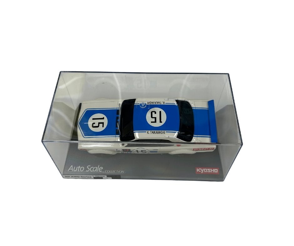 Kyosho Mini-Z Skyline 2000GT-R KPCG10 Racing'72 Blue No.15, Ophalen of Verzenden, Nieuw, Overige schalen, Auto onroad