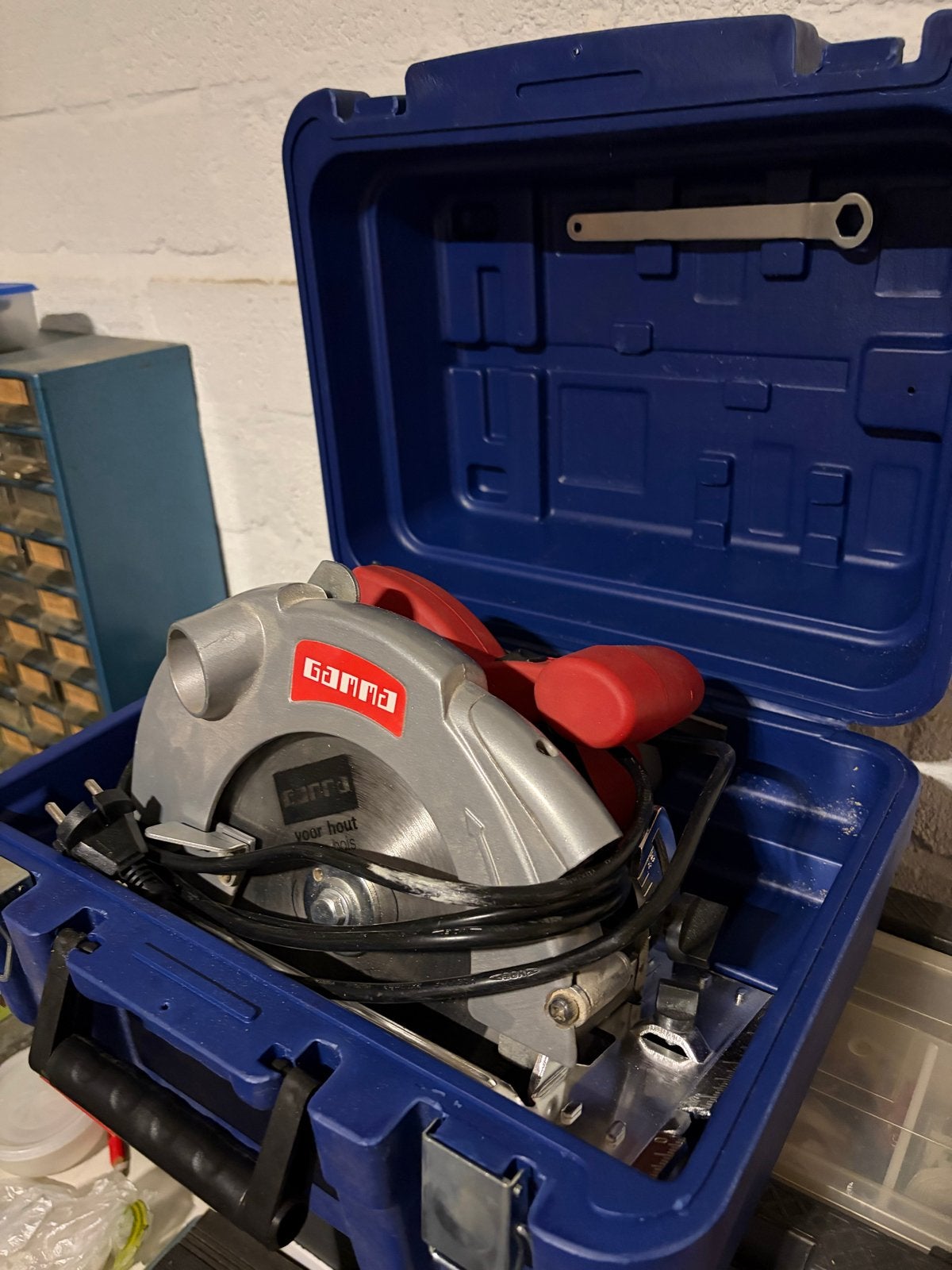 Gamma Cirkelzaag - Krachtige Zaag voor Houtbewerking, Ophalen, Gebruikt, Cirkelzaag, 600 tot 1200 watt