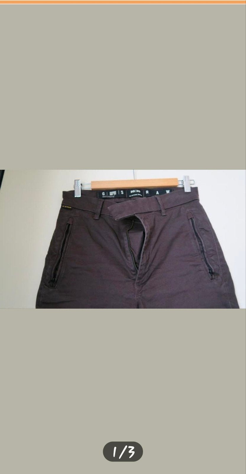G-star.Weld High Skinny Chino - Nett brown (30/30), Bruin, Ophalen of Verzenden, Zo goed als nieuw, Maat 36 (S)