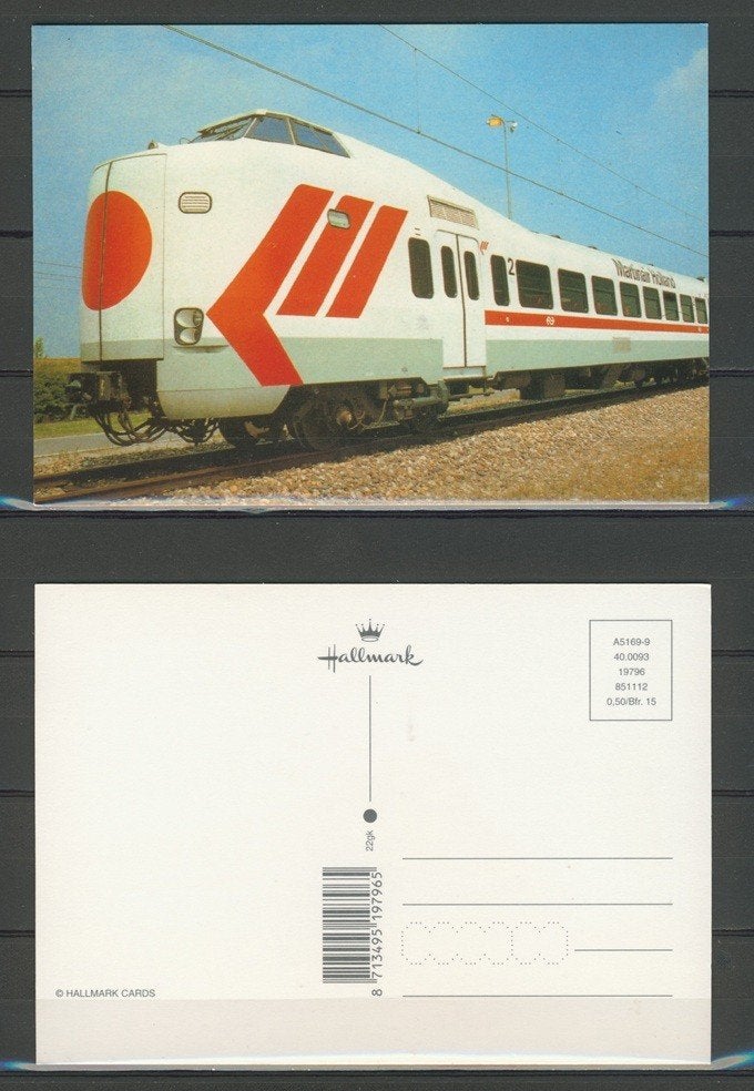 NS Martinair Holland Koploper Foto-Ansichtkaart Trein t-223, Ophalen of Verzenden, Zo goed als nieuw, Trein, Kaart of Prent