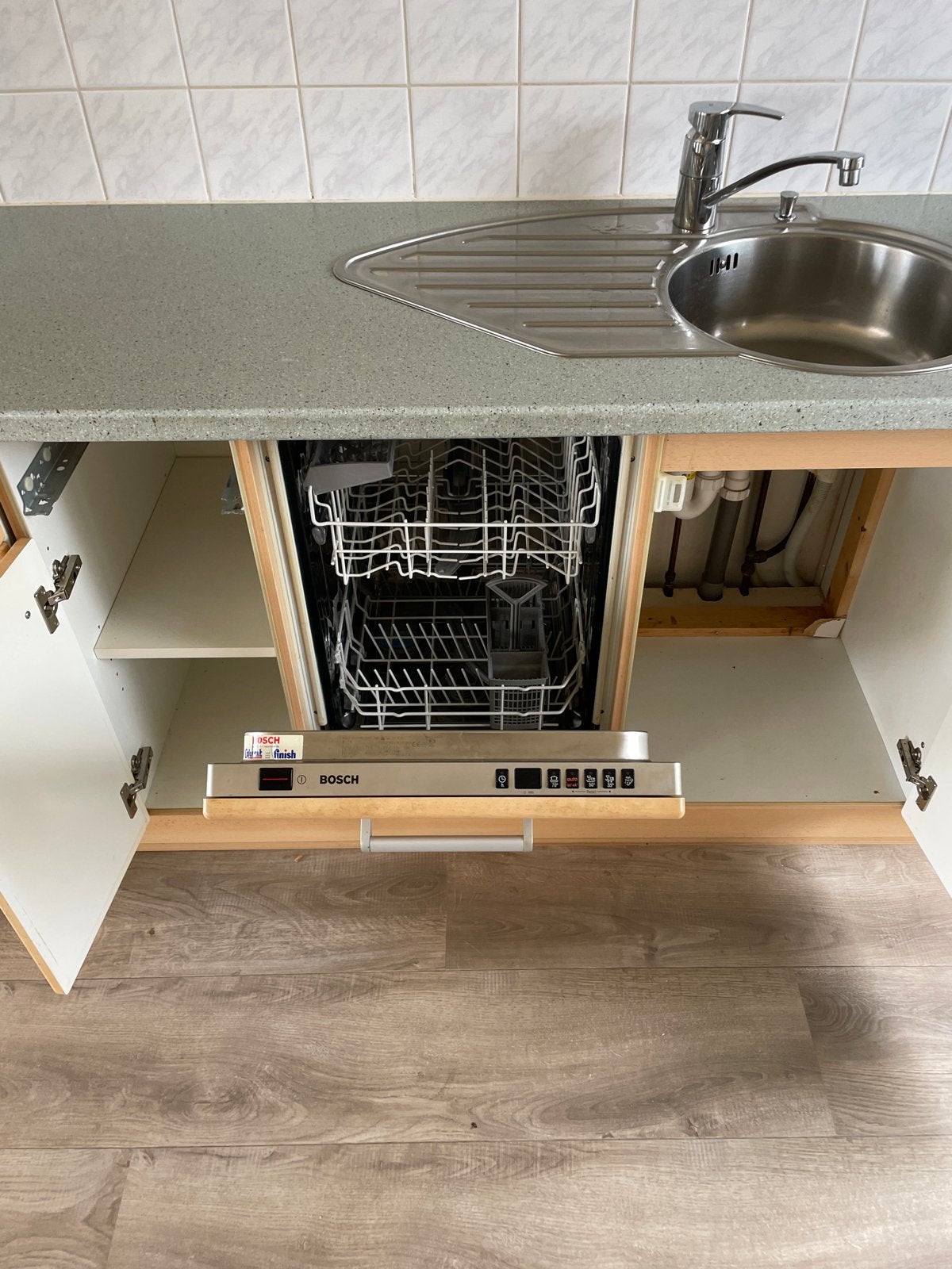 Bosch Inbouw Vaatwasser - Zo goed als nieuw, Ophalen, 60 cm of meer, Eco programma, Zo goed als nieuw