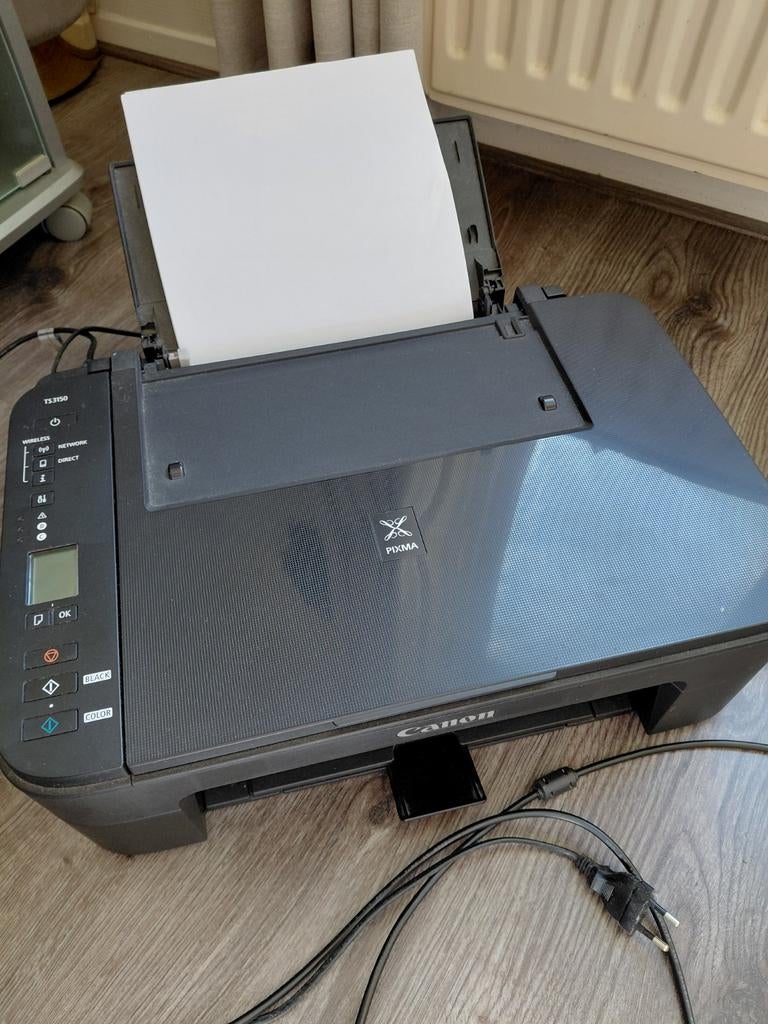 Canon TS3150 printer inclusief papier en nieuwe cartridges, Computers en Software, Printers, Kleur printen, Gebruikt, Printer