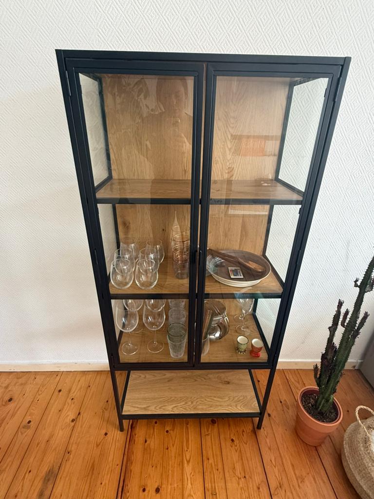 Jysk Vitrinekast, Ophalen, Nieuw, 50 tot 100 cm, 150 tot 200 cm