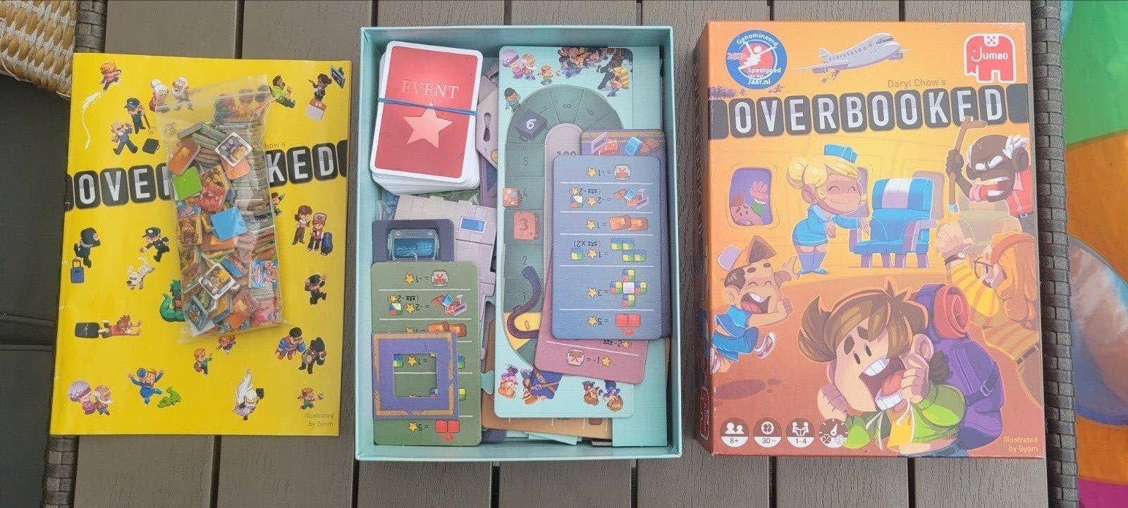 Overbooked Bordspel Jumbo - Zo goed als nieuw, Een of twee spelers, Ophalen of Verzenden, Zo goed als nieuw, Jumbo