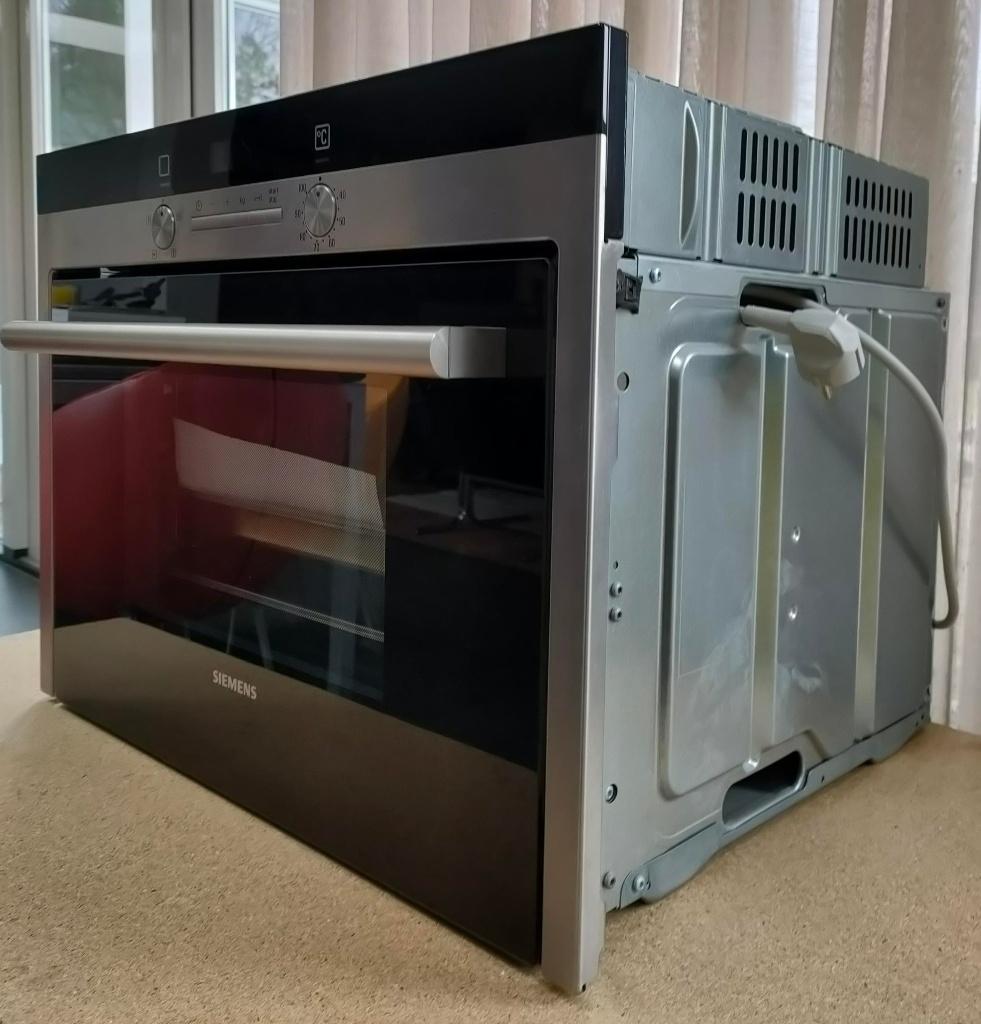 Stoomoven Siemens, Witgoed en Apparatuur, Ophalen, 45 tot 50 cm, Siemens, Inbouw