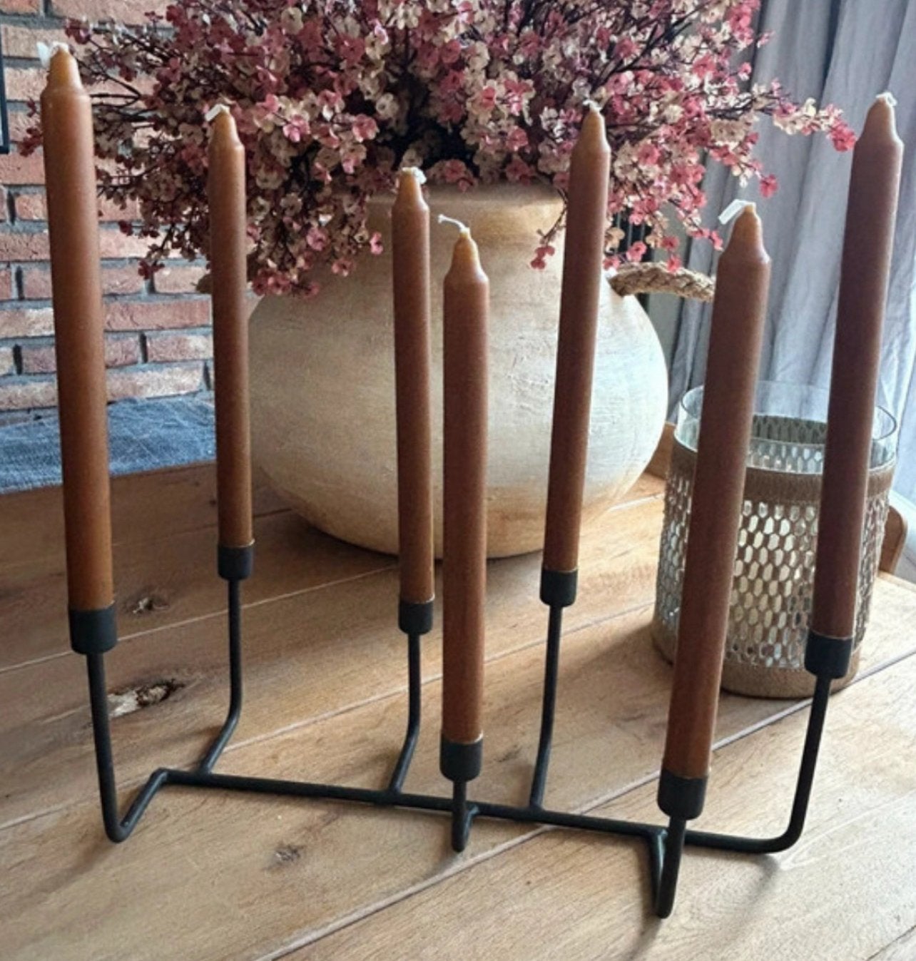 Kaarsenhouder, kaarsenstandaard, kandelaar, Huis en Inrichting, Woonaccessoires | Kandelaars en Kaarsen, Ophalen of Verzenden