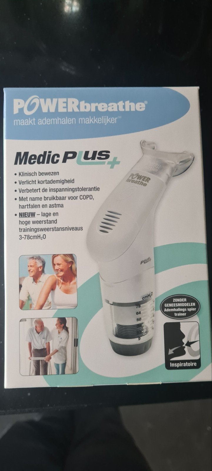 POWERbreathe Medic Plus Ademtrainer - Nieuw in doos, Ophalen of Verzenden, Nieuw, Overige typen