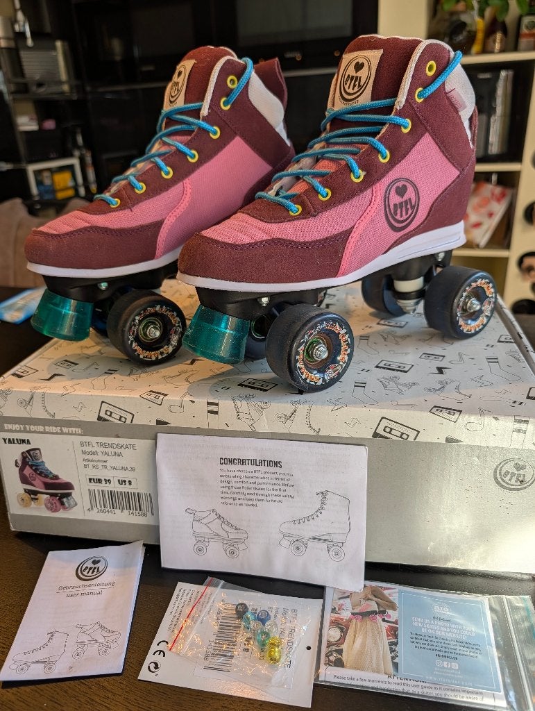 BTFL Yaluna Rolschaatsen – Maat 39 (met RSI wielen upgrade!), Overige merken, Gebruikt, Overige typen, Ophalen of Verzenden
