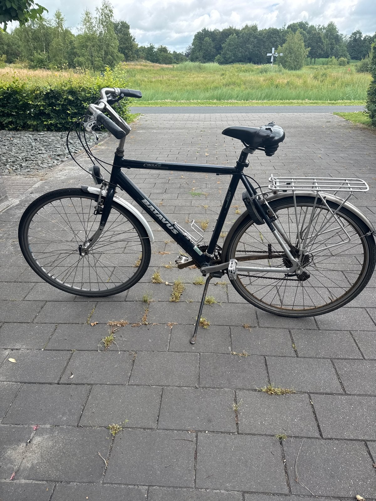 Gebruikte Batavus fiets voor onderdelen - Zwart, Fietsen en Brommers, Fietsonderdelen, Ophalen, Gebruikt, Overige typen, Batavus