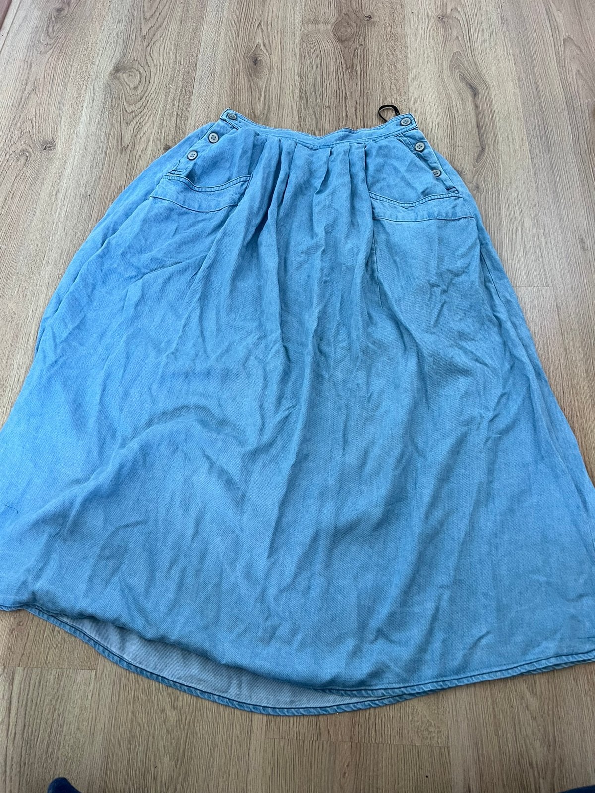 The korner blauwe rok 38 tencel, Maat 38/40 (M), Blauw, Ophalen of Verzenden, Zo goed als nieuw