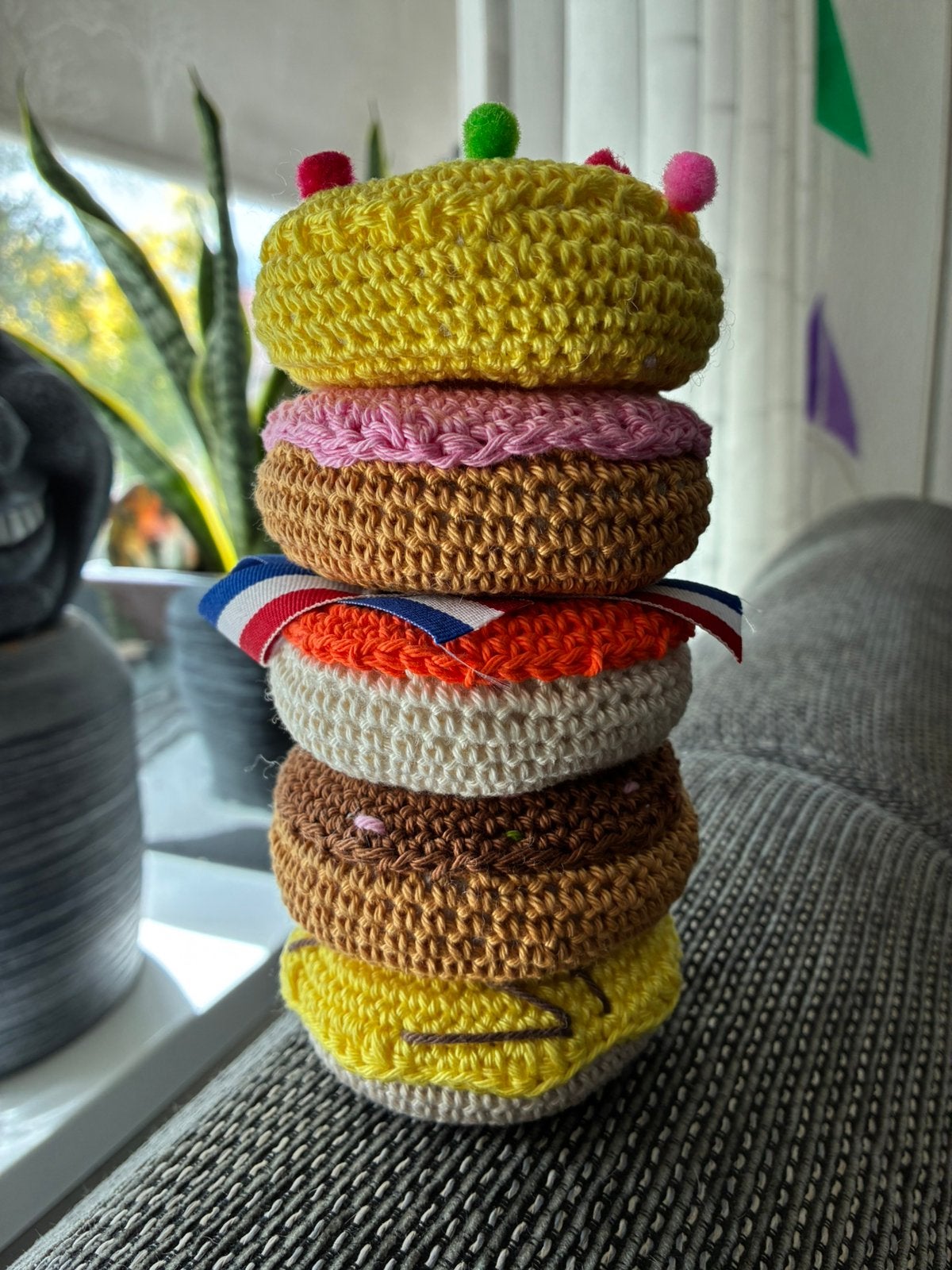 Gehaakte donuts, Ophalen of Verzenden, Zo goed als nieuw, Haken, Overige typen