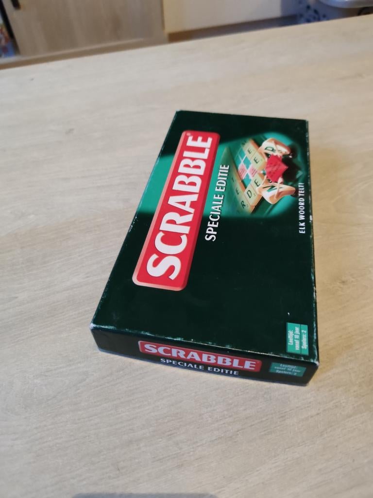 Scrabble Speciale Editie - Compleet en in goede staat, Mattel, Gebruikt, Ophalen of Verzenden, Een of twee spelers
