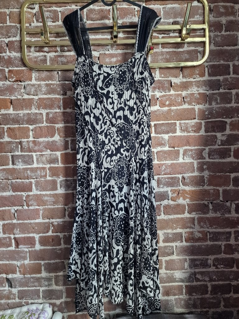 Joseph Ribkoff maxi jurk zwart wit maat 44, Kleding | Dames, Zwart, Maat 42/44 (L), Ophalen of Verzenden, Zo goed als nieuw