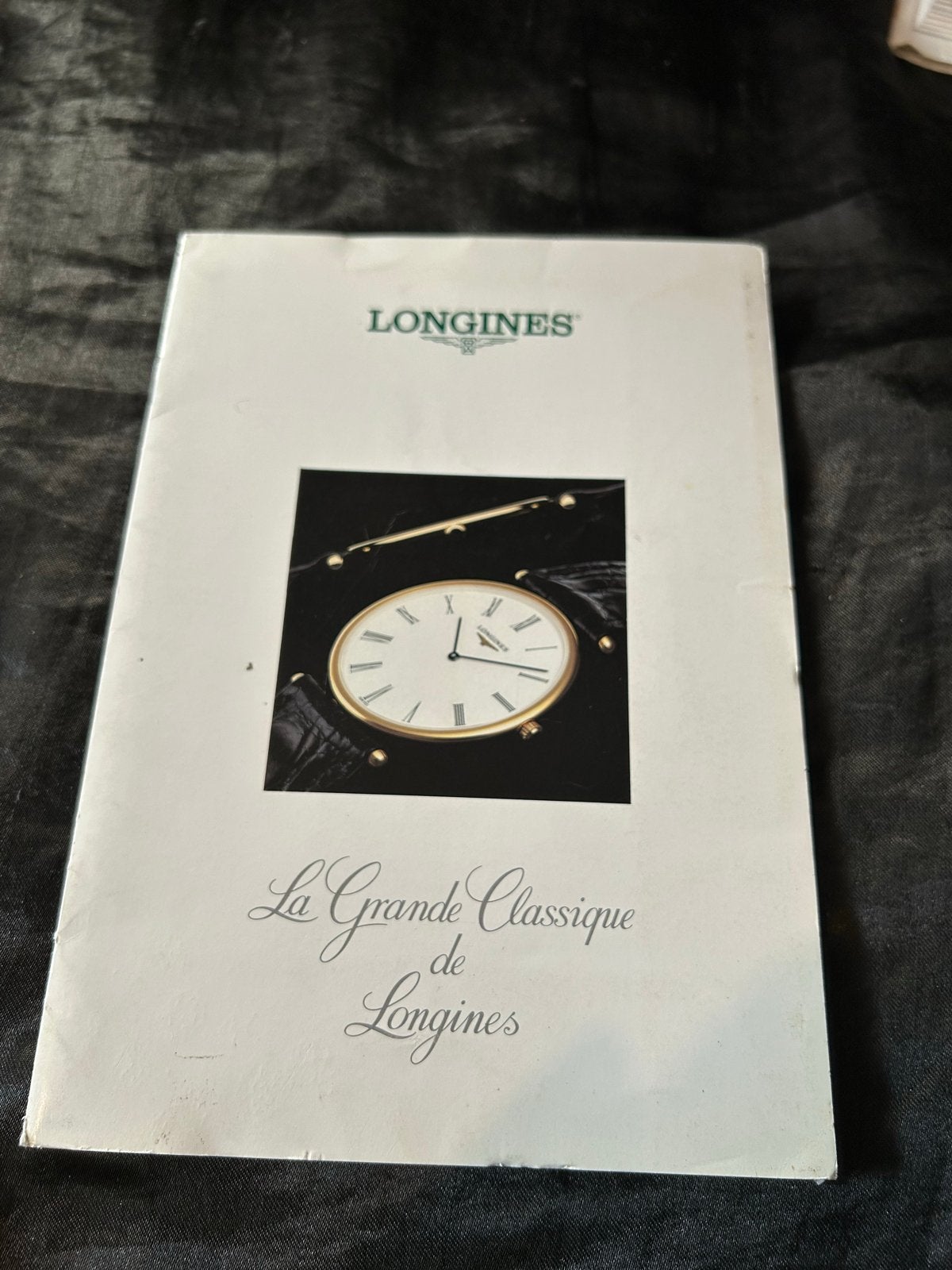 Longines La Grande Classique horloge catalogus, Boeken, Ophalen of Verzenden, Zo goed als nieuw, Catalogus